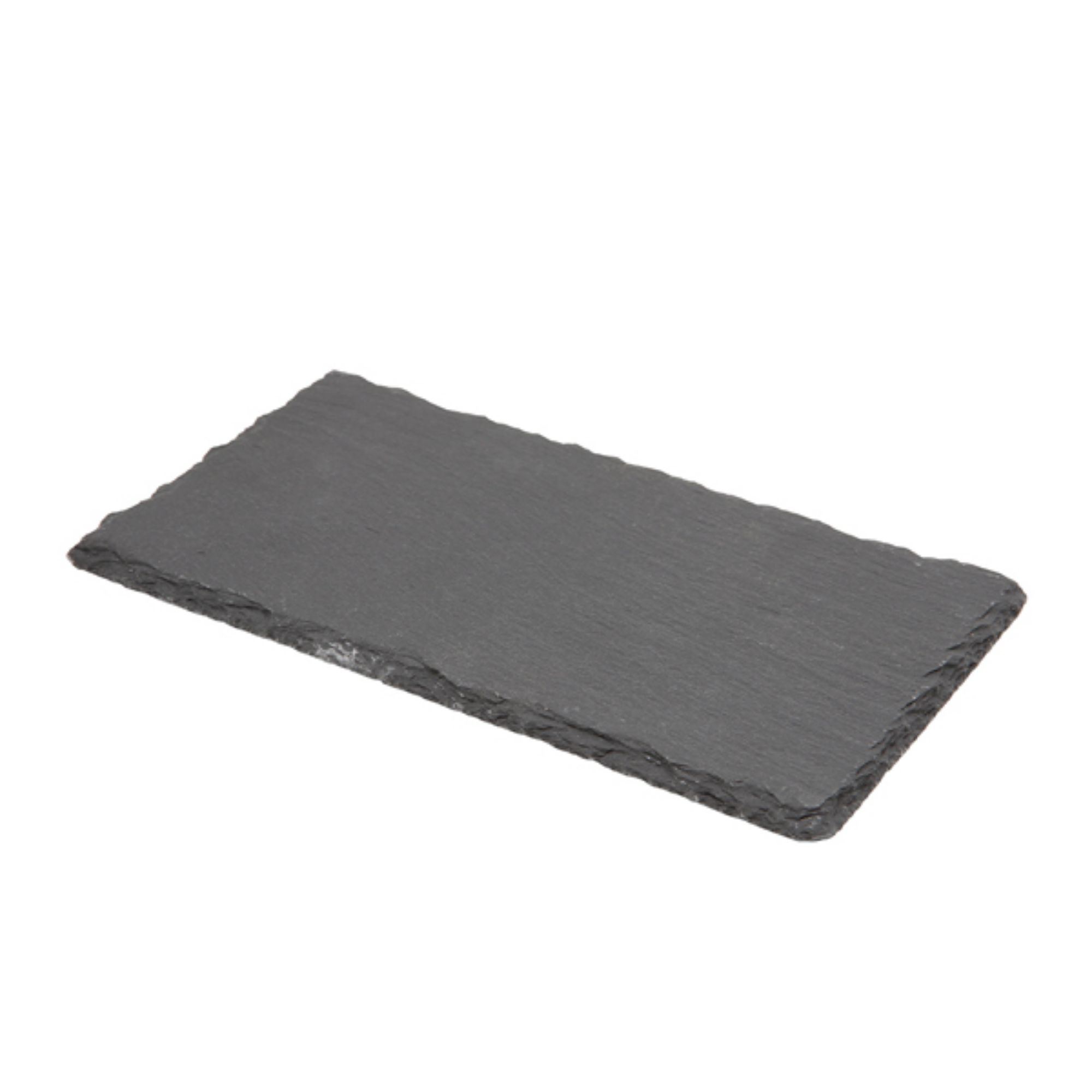 Picture of Genware Natural Edge Slate Platter 30 X 20cm - Pack of 6 - SLTN-3020