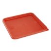 Picture of Hygiplas Square Food Storage Container Lid Red Large - HY409
