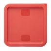 Picture of Hygiplas Square Food Storage Container Lid Red Large - HY409