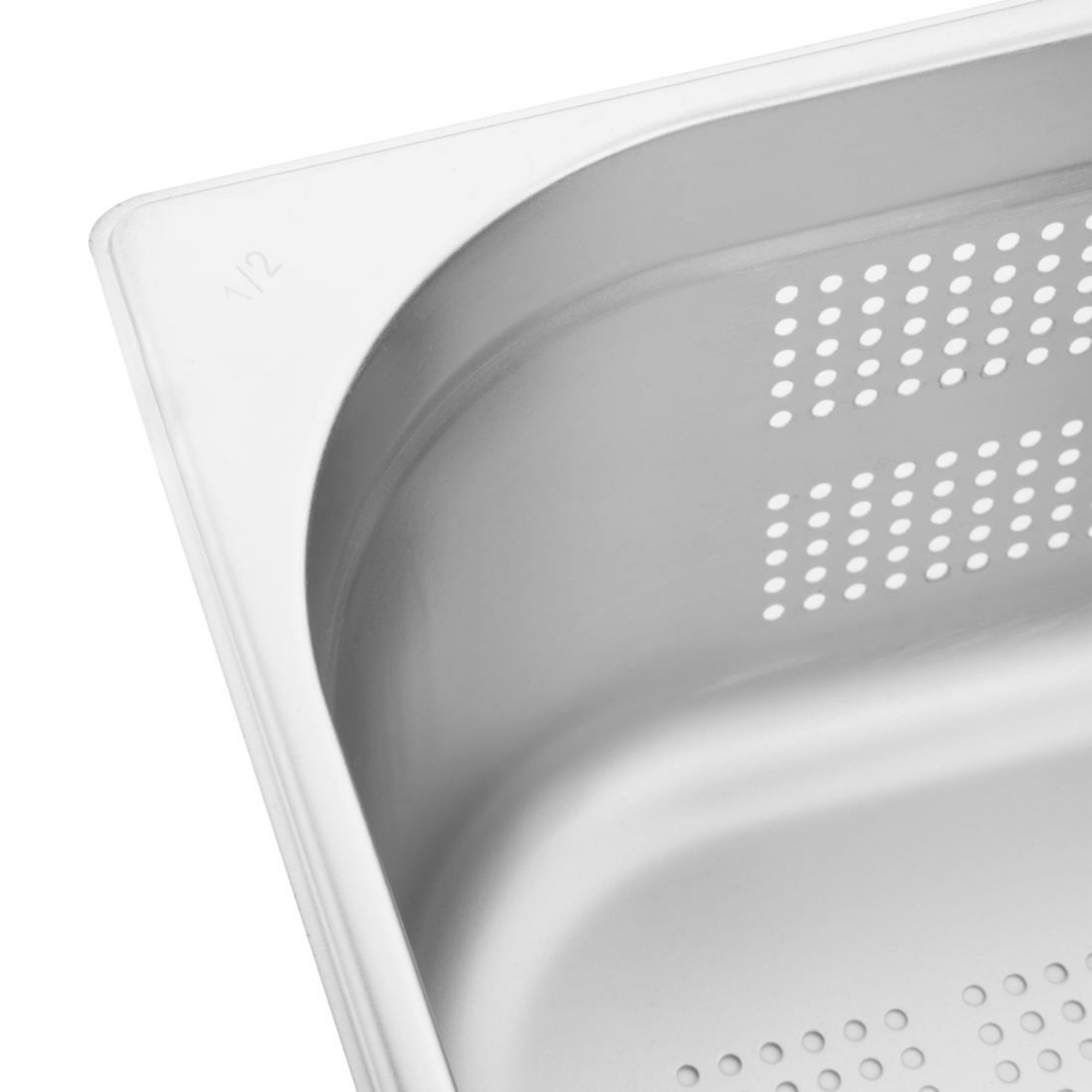 Picture of Vogue Stainless Steel Perforated 1/2 Gastronorm Tray 150mm