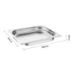 Picture of Vogue Stainless Steel 1/2 Gastronorm Tray 40mm - K925