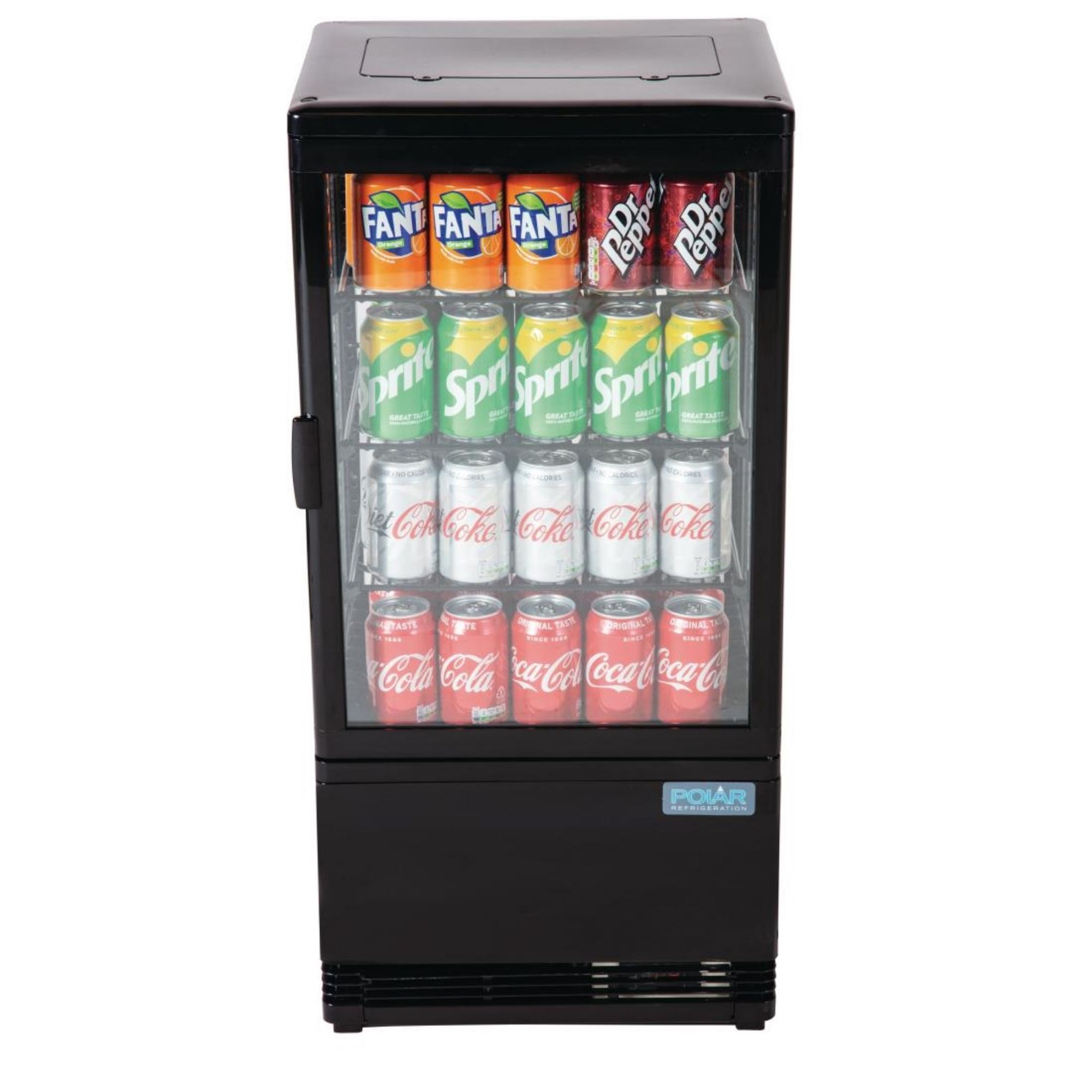 Picture of Polar C-Series Energy Efficient  Display Fridge Black 68Ltr