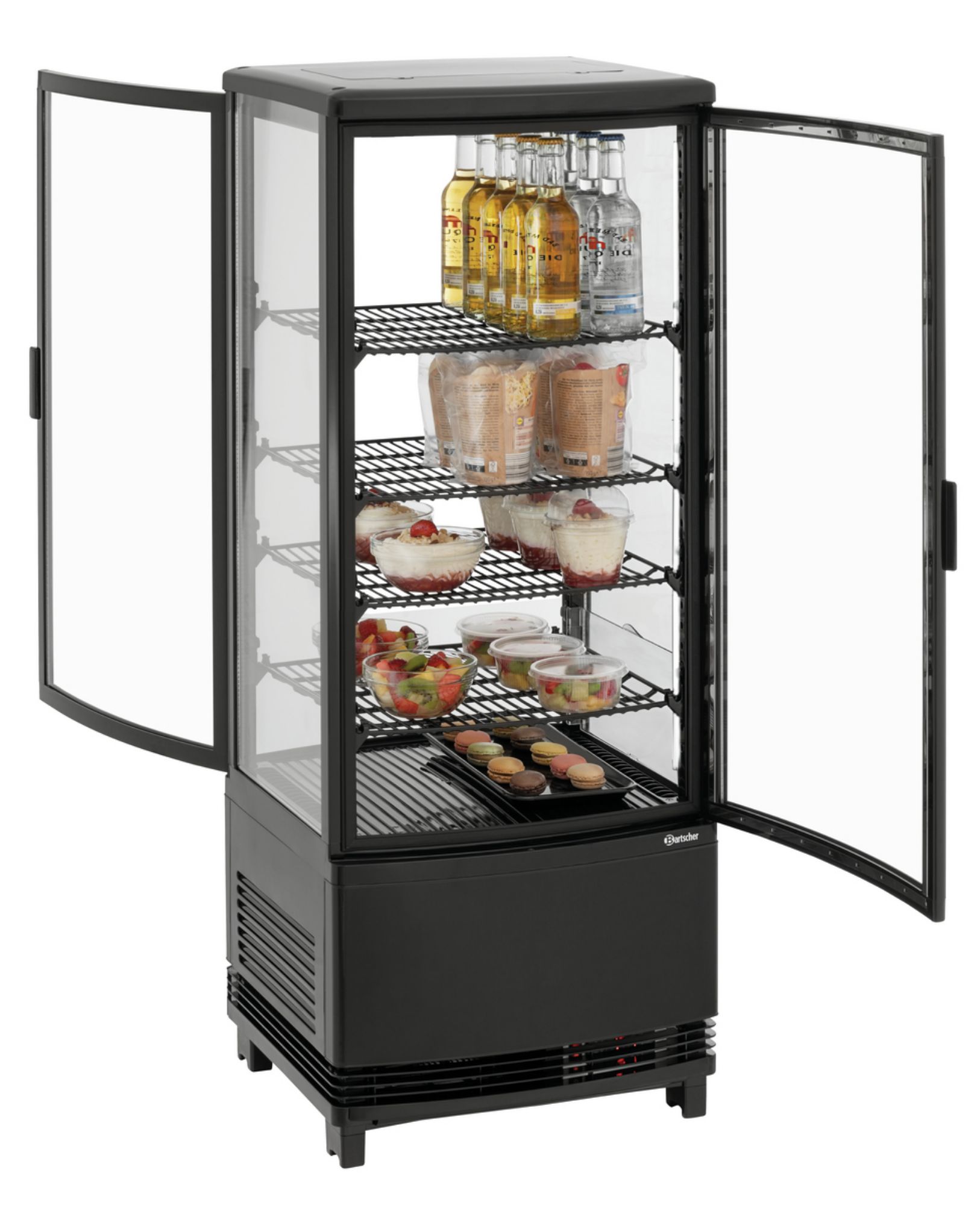 Picture of Bartscher Mini cooler 98L2T black