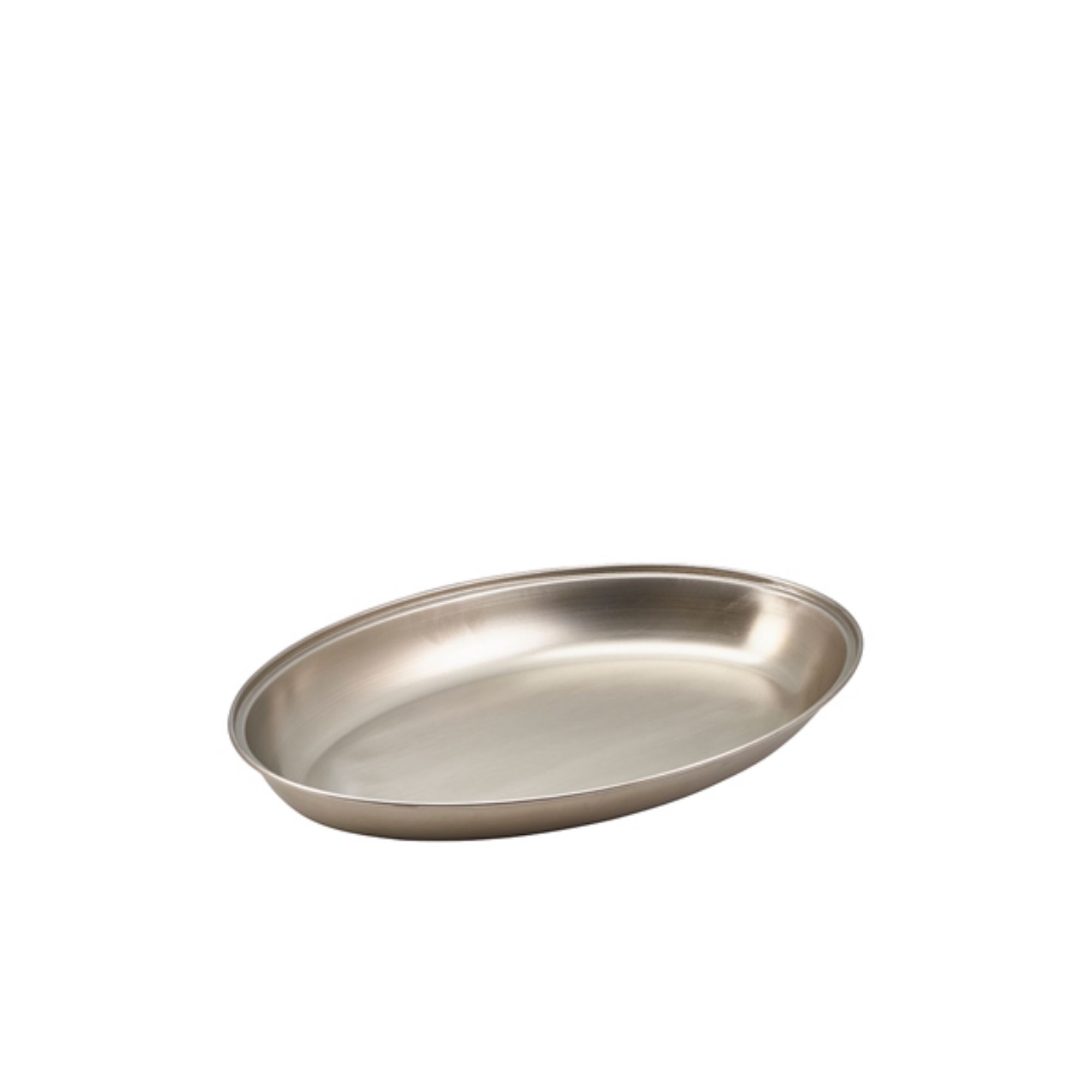Picture of GenWare Stainless Steel Oval Vegetable Dish 22.5cm/9" - 1261