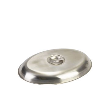 Picture of GenWare Stainless Steel Cover For Oval Vegetable Dish 30cm/12"