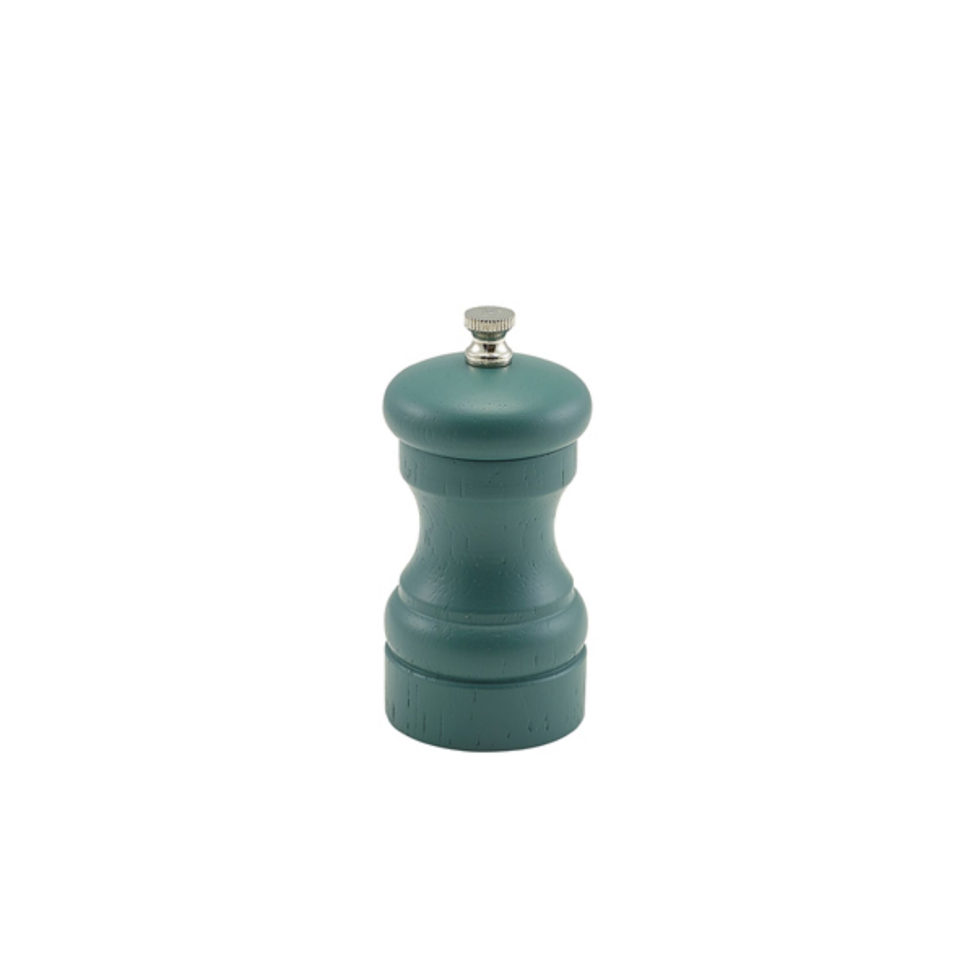 Picture of Olive Green Wooden Salt/ Pepper Grinder 10cm - Pack of 6 - SPWD10GR