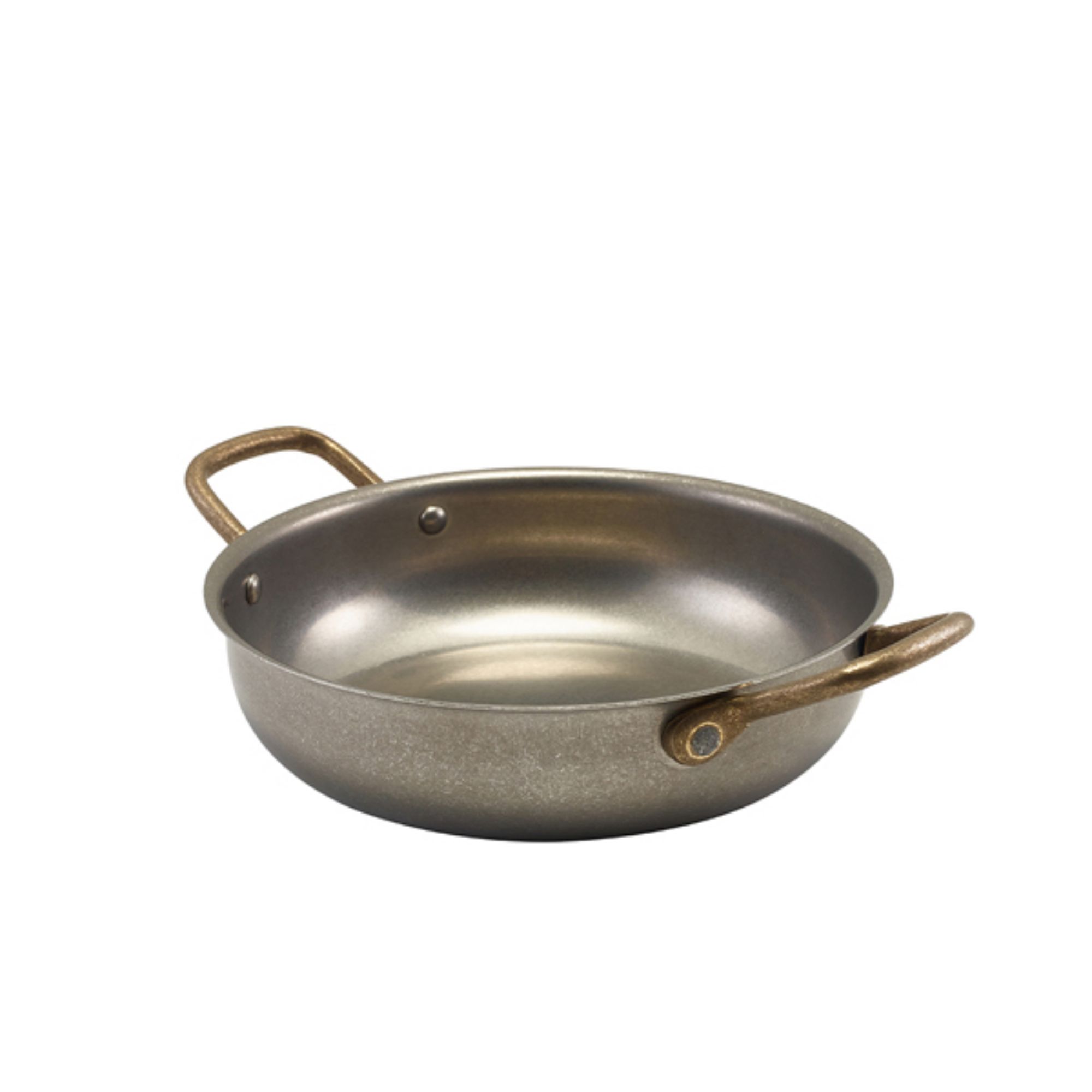 Picture of GenWare Vintage Steel Round Dish 19.5 x 5cm - Pack of 6 - SRD19V