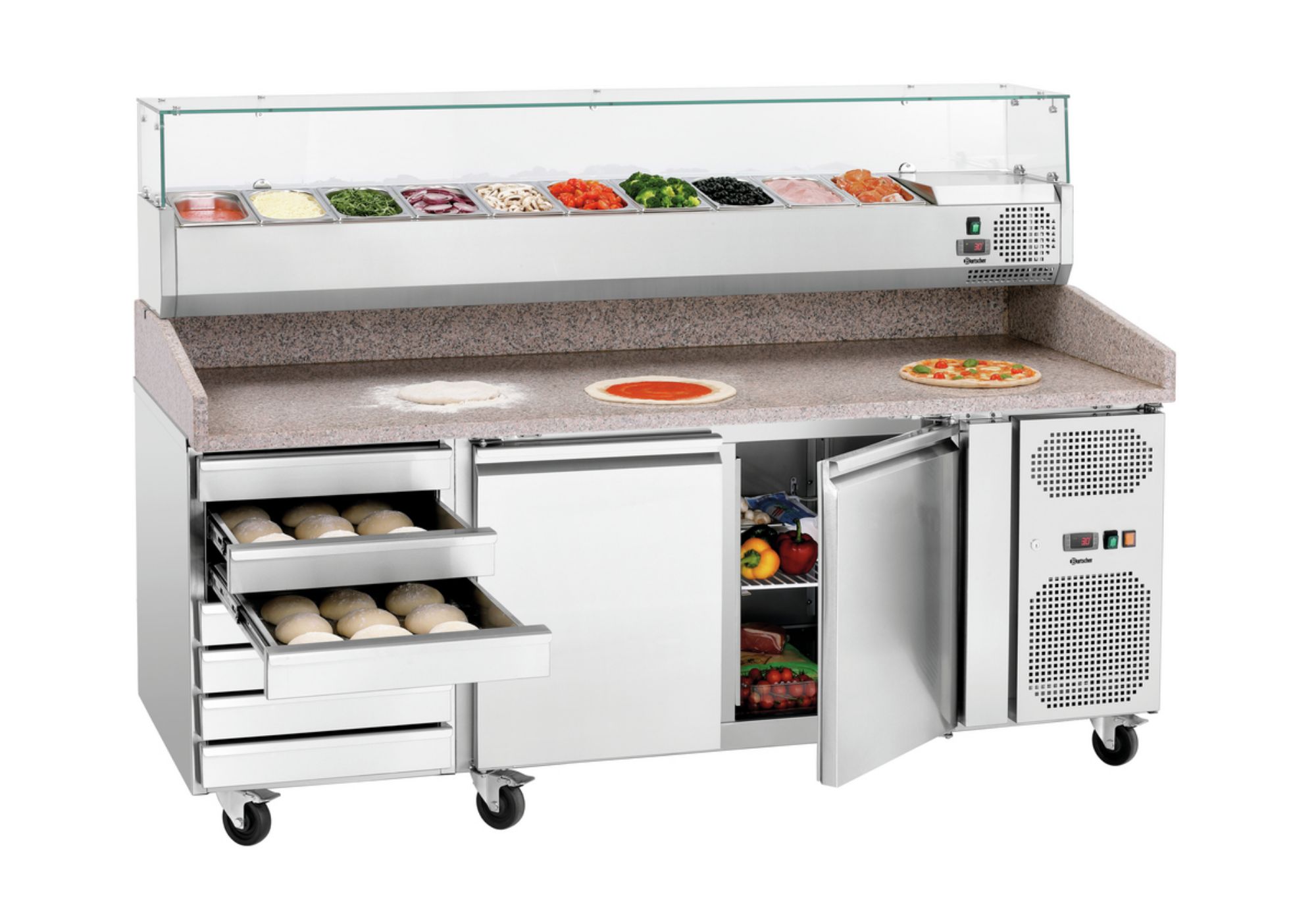 Picture of Bartscher Refrigerated Pizza Counter G-S7T2