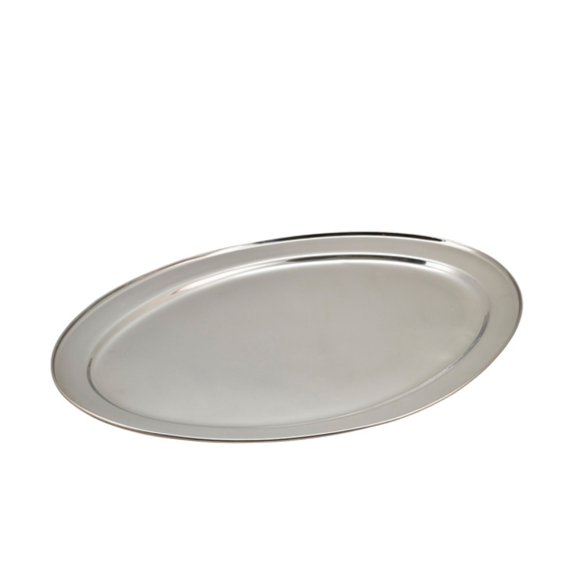 Picture of GenWare Stainless Steel Oval Flat 60cm/ 24" - 12064