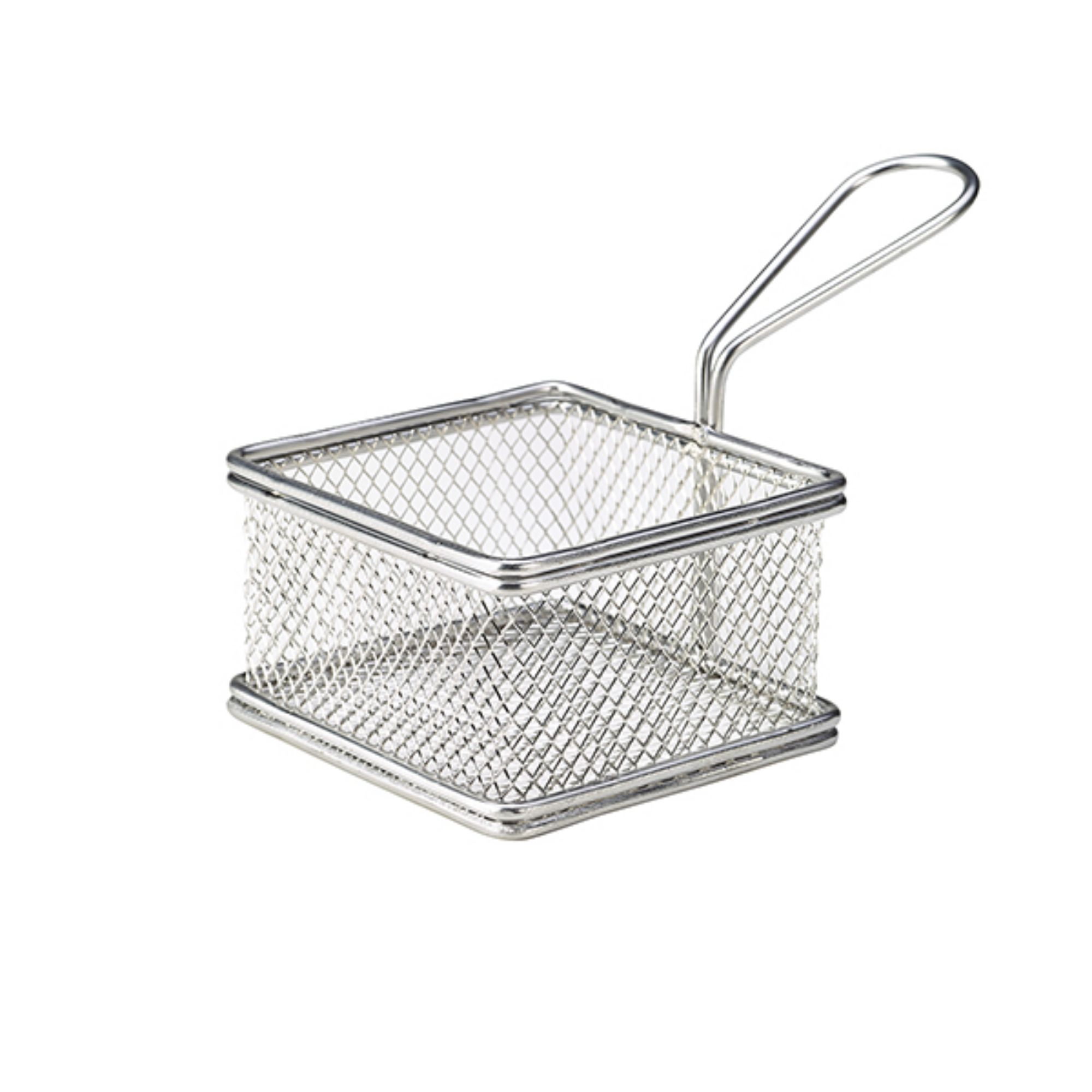 Picture of Serving Fry Basket Square 9.5X9.5X6cm - Pack of 6 - SVB10