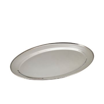 Picture of GenWare Stainless Steel Oval Flat 50cm/ 20"