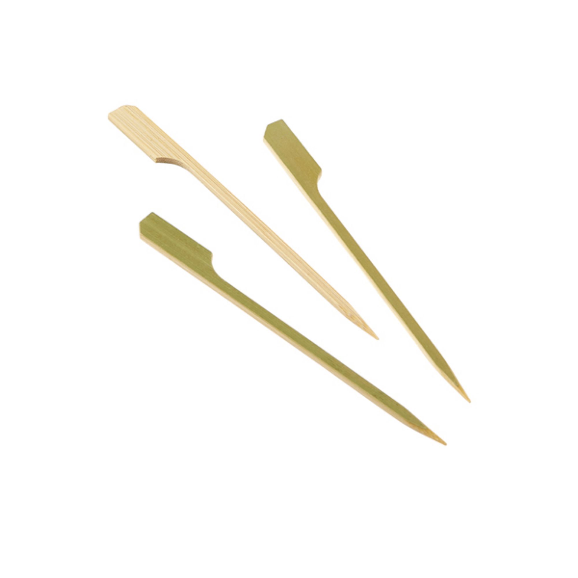 Picture of Bamboo Gun Shaped Paddle Skewers 9cm/ 3.5" (100pcs) - BMBGS9