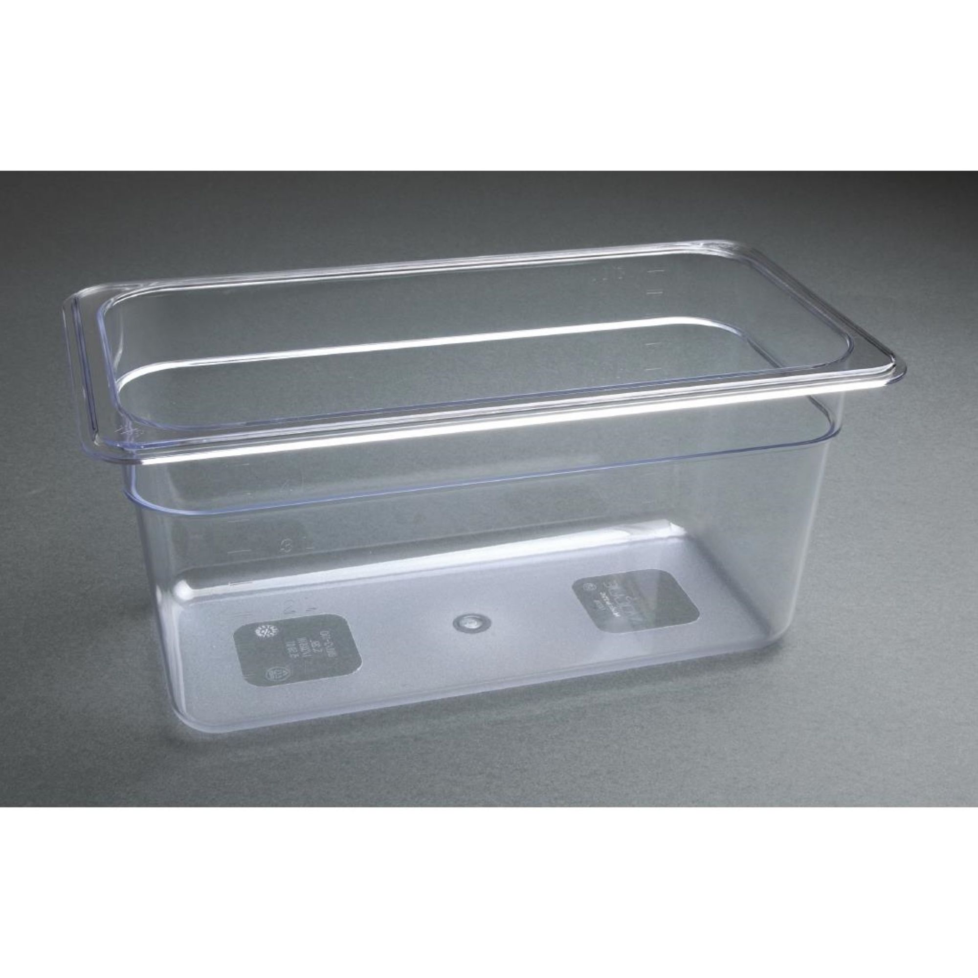 Picture of Vogue Polycarbonate 1/3 Gastronorm Container 150mm Clear