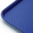 Picture of Olympia Kristallon Polypropylene Fast Food Tray Blue Medium 415mm - P506