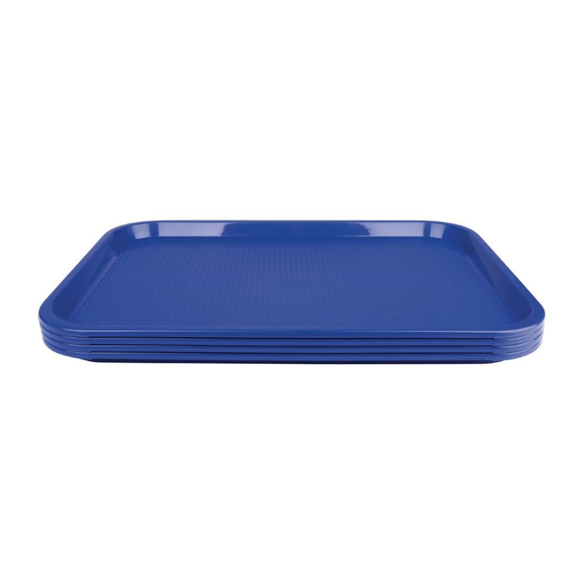 Picture of Olympia Kristallon Polypropylene Fast Food Tray Blue Medium 415mm