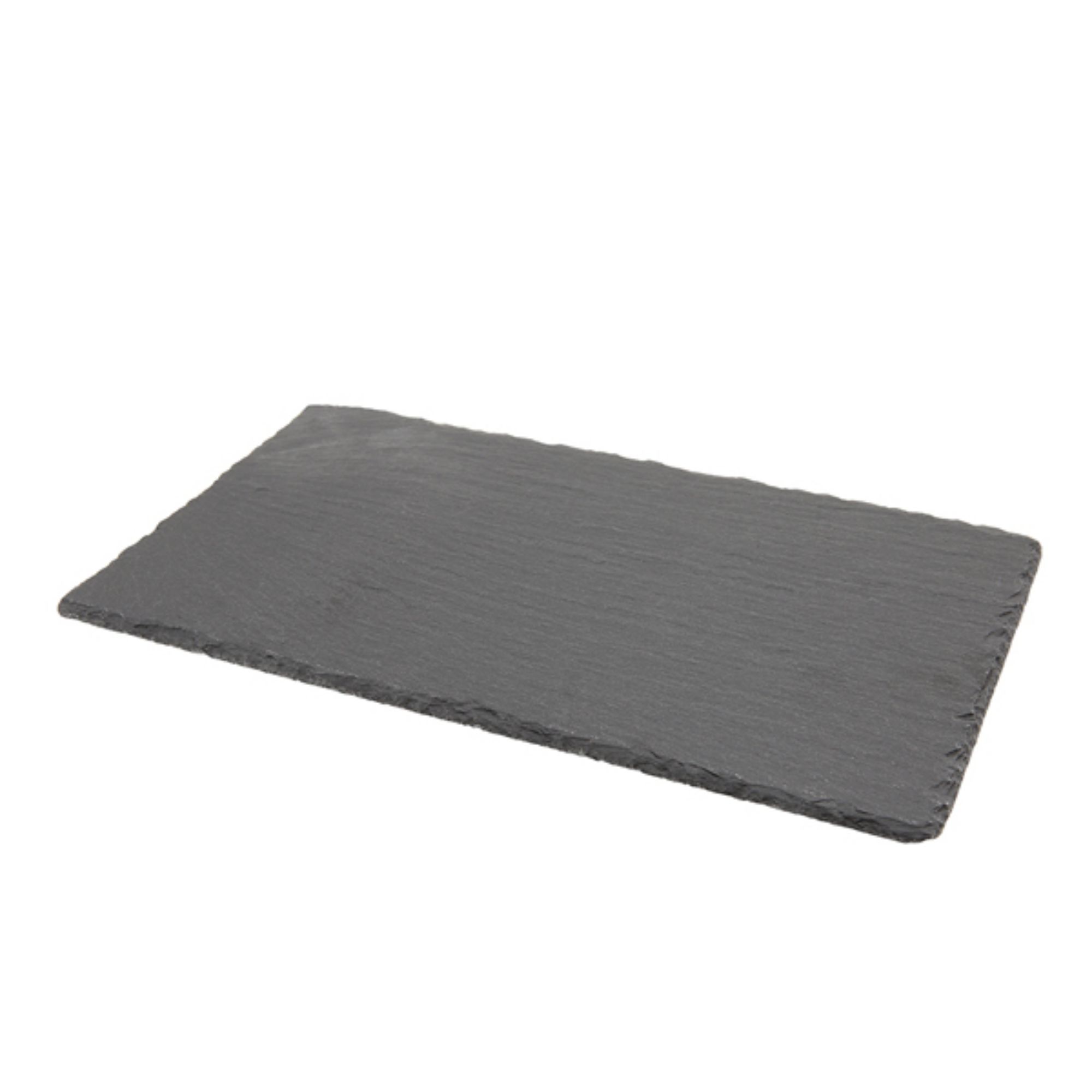 Picture of Genware Natural Edge Slate Platter 25 X 13cm - Pack of 6 - SLTN-2513