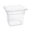 Picture of Vogue Polycarbonate 1/6 Gastronorm Container 150mm Clear - U241