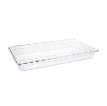 Picture of Vogue Polycarbonate 1/1 Gastronorm Container 65mm Clear
