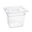 Picture of Vogue Polycarbonate 1/6 Gastronorm Container 150mm Clear - U241