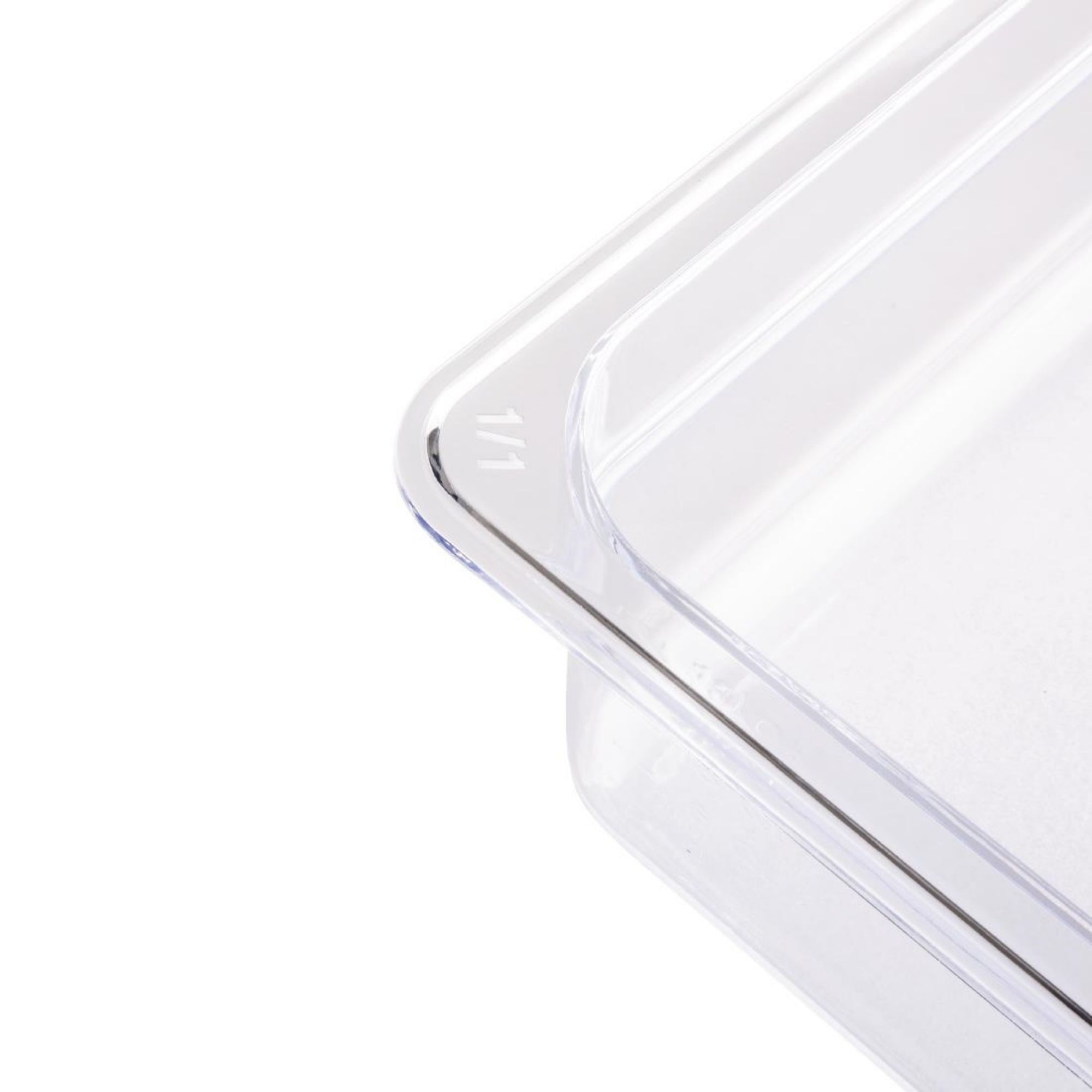 Picture of Vogue Polycarbonate 1/1 Gastronorm Container 65mm Clear