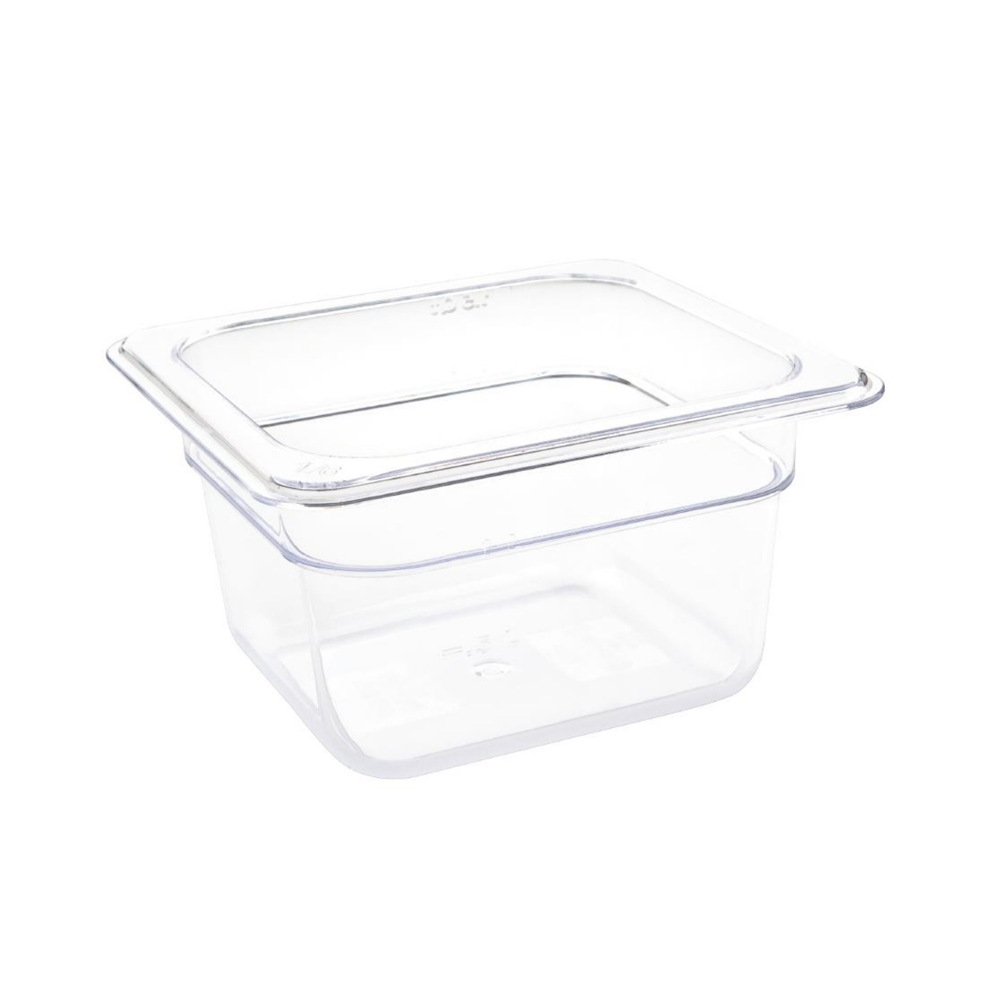 Picture of Vogue Polycarbonate 1/6 Gastronorm Container 100mm Clear - U240