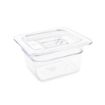 Picture of Vogue Polycarbonate 1/6 Gastronorm Container 100mm Clear - U240