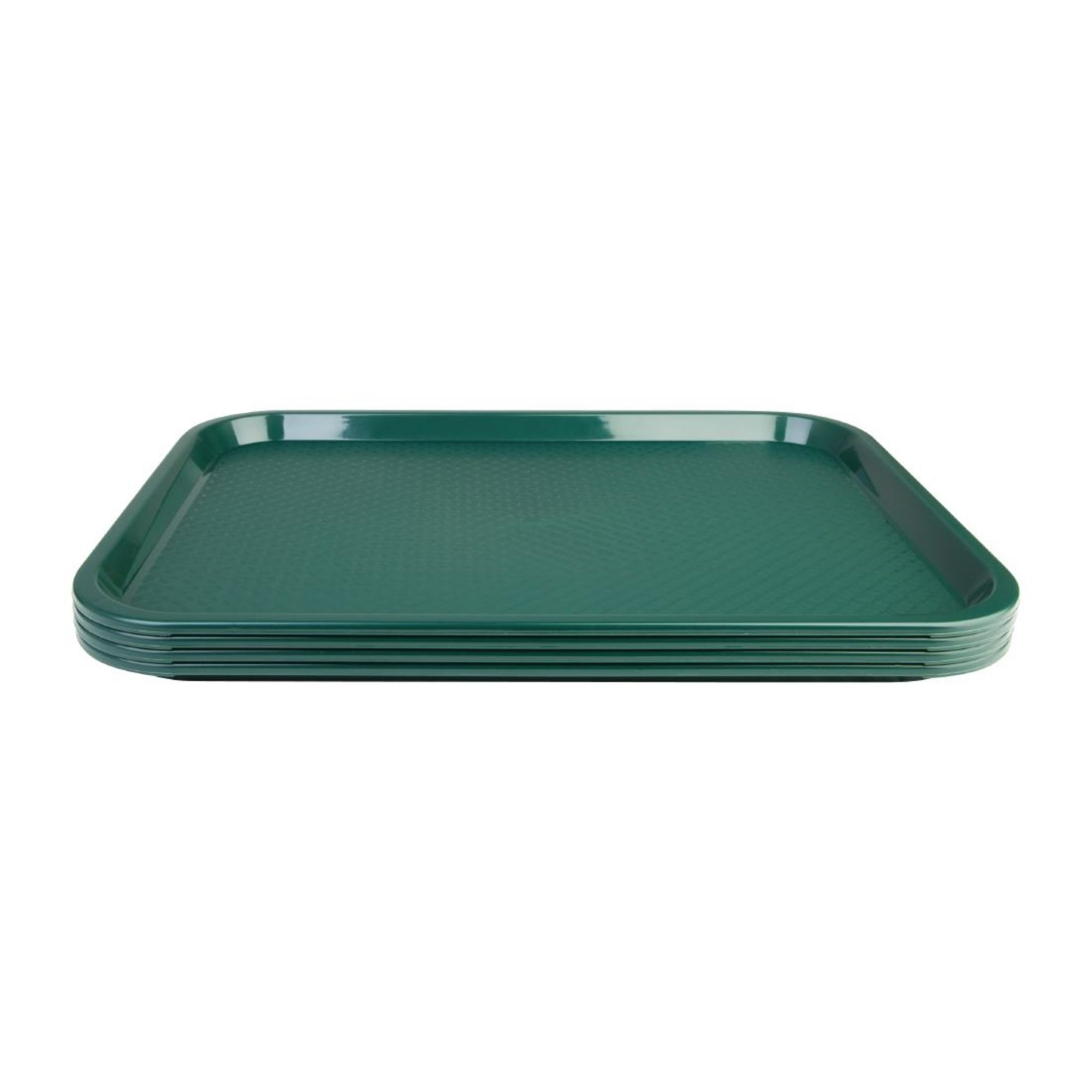 Picture of Olympia Kristallon Medium Polypropylene Fast Food Tray Green 415mm