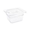 Picture of Vogue Polycarbonate 1/6 Gastronorm Container 100mm Clear - U240