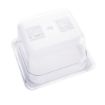 Picture of Vogue Polycarbonate 1/6 Gastronorm Container 100mm Clear - U240