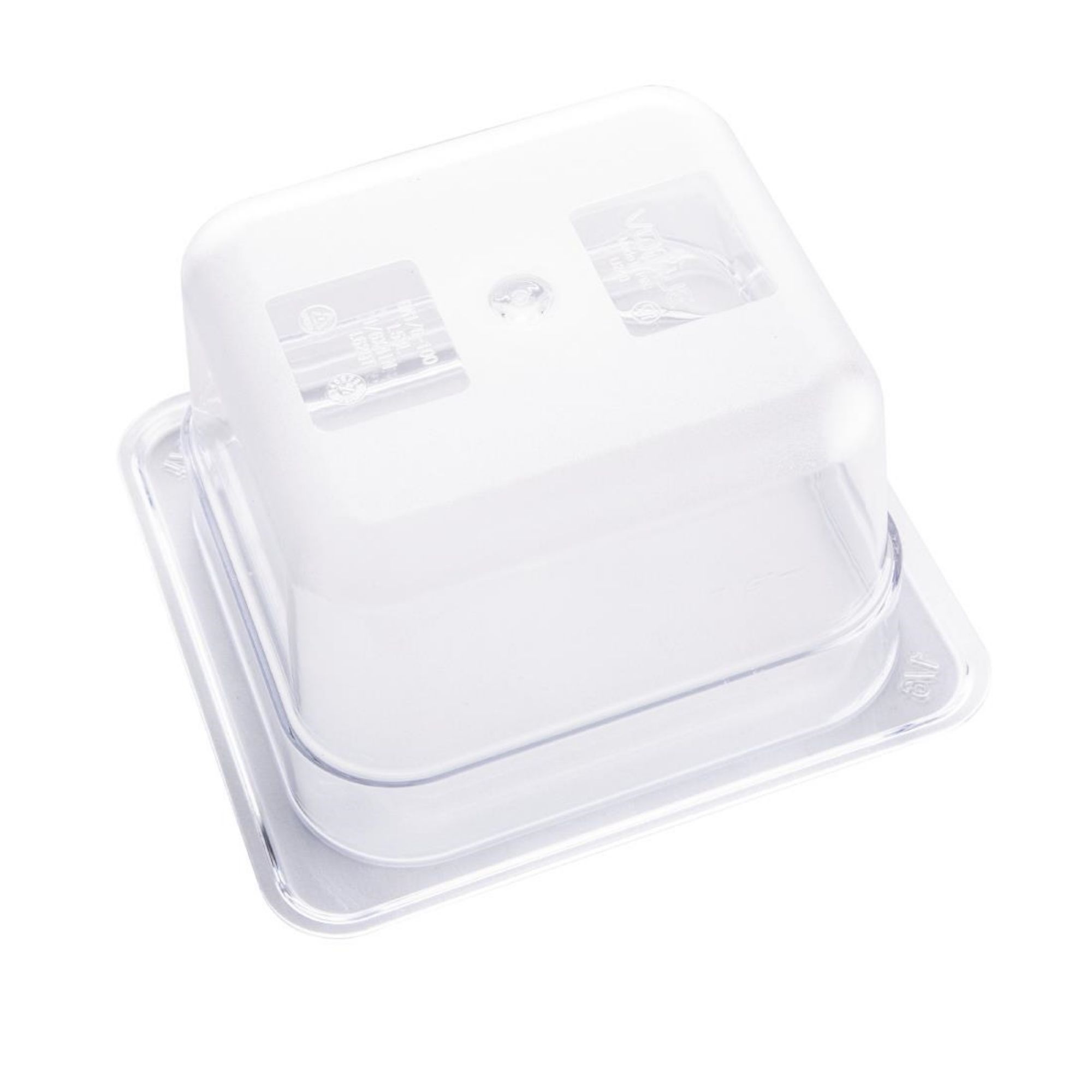 Picture of Vogue Polycarbonate 1/6 Gastronorm Container 100mm Clear
