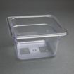 Picture of Vogue Polycarbonate 1/6 Gastronorm Container 100mm Clear - U240