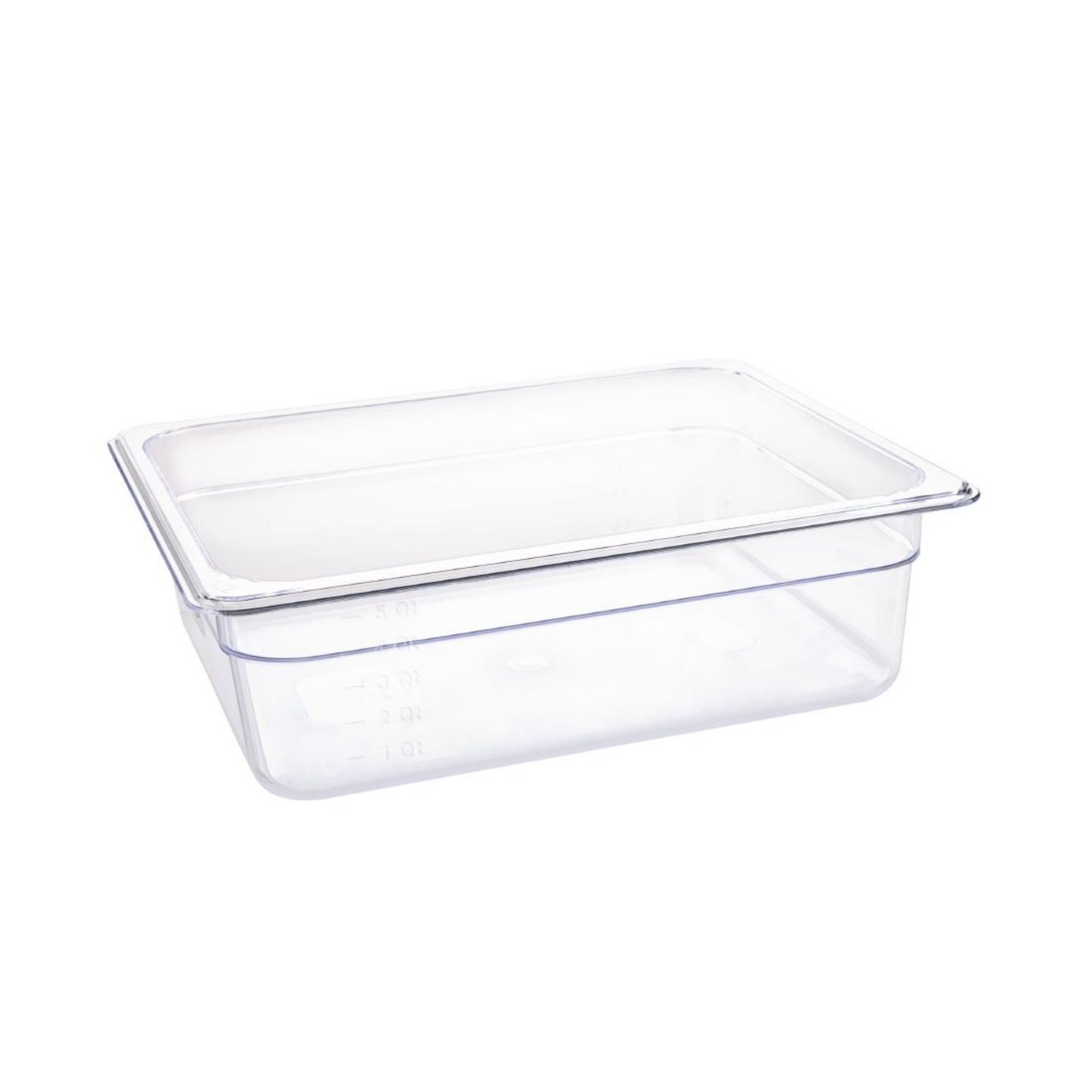 Picture of Vogue Polycarbonate 1/2 Gastronorm Container 100mm Clear - U229