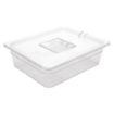 Picture of Vogue Polycarbonate 1/2 Gastronorm Container 100mm Clear - U229