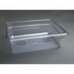Picture of Vogue Polycarbonate 1/2 Gastronorm Container 100mm Clear - U229