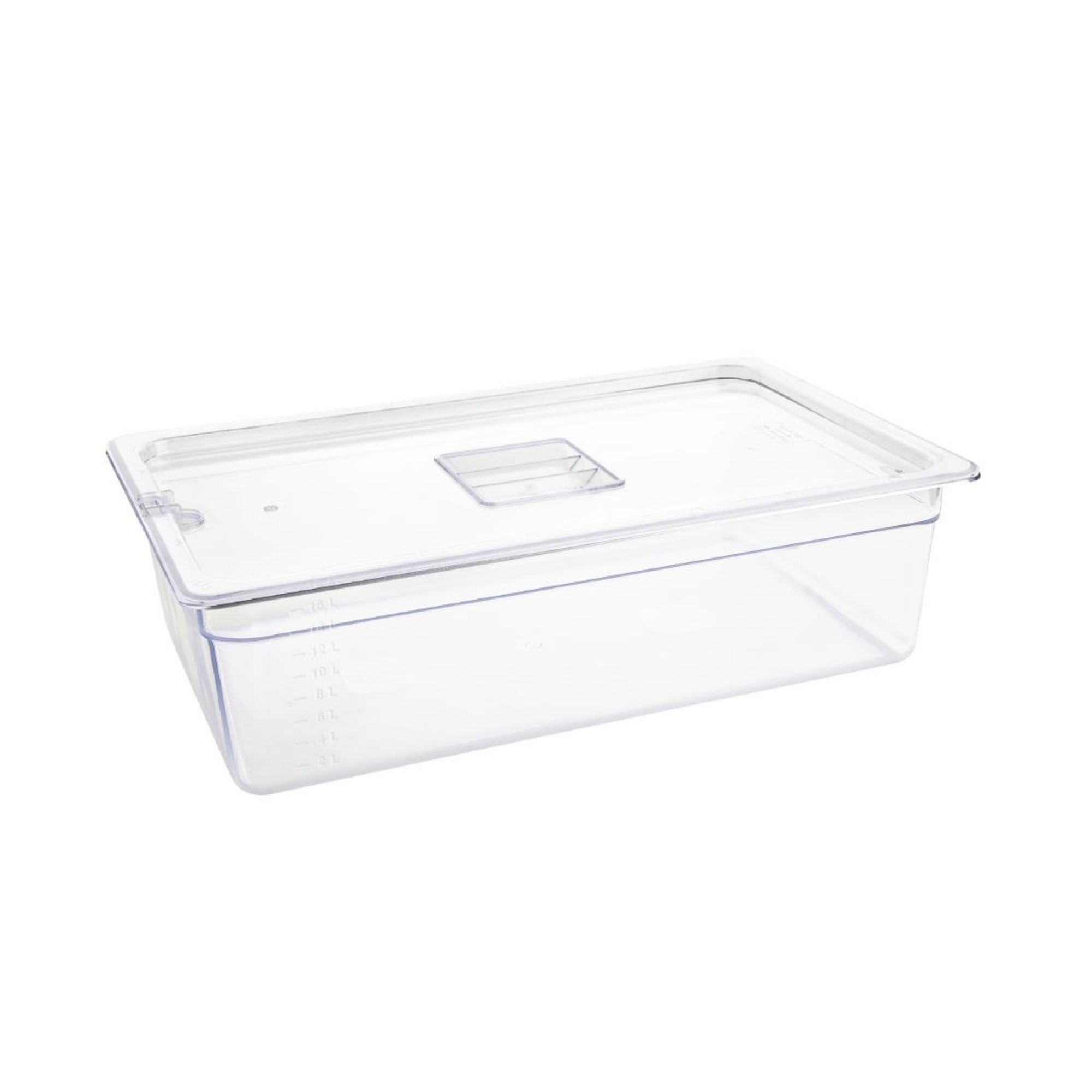 Picture of Vogue Polycarbonate 1/1 Gastronorm Container 150mm Clear