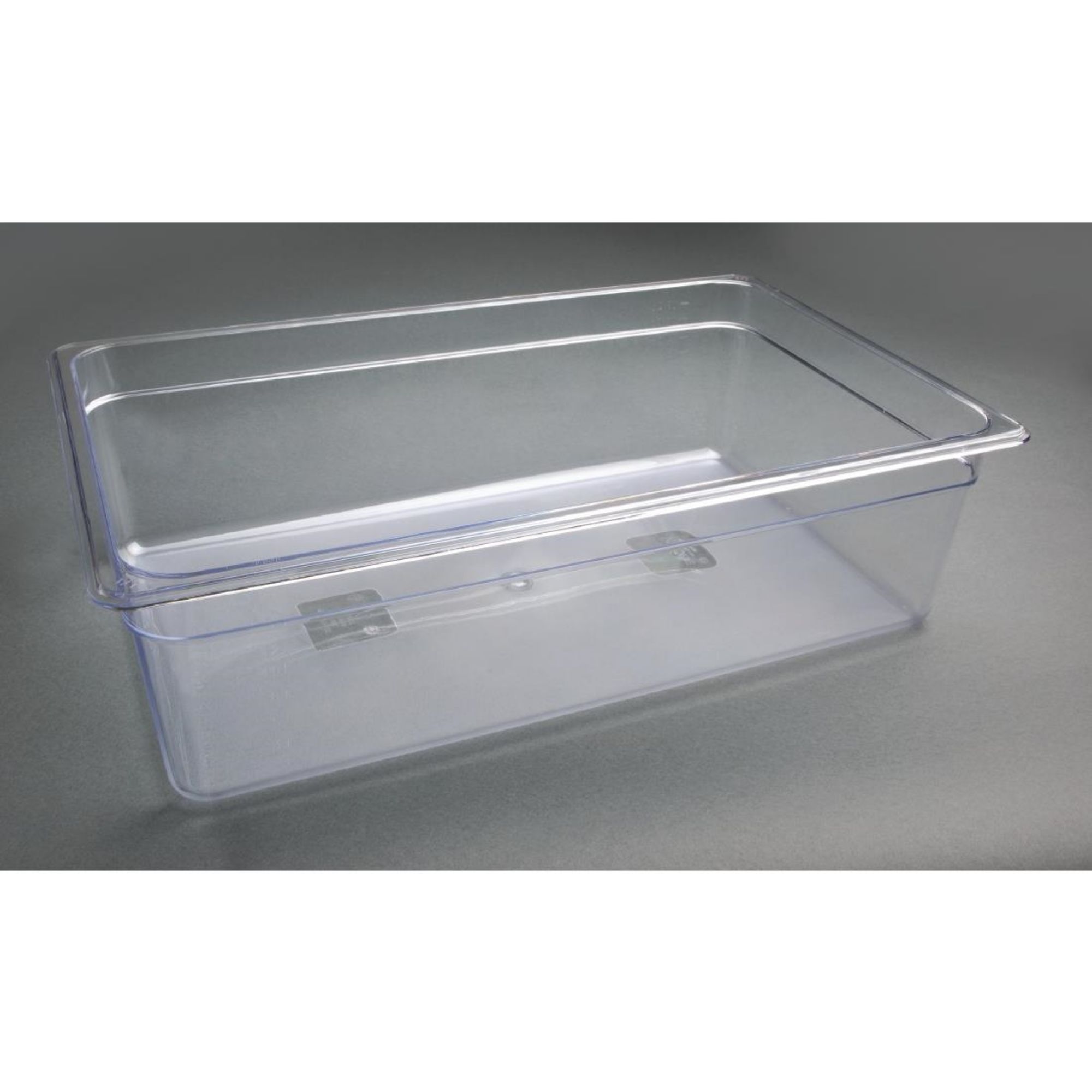 Picture of Vogue Polycarbonate 1/1 Gastronorm Container 150mm Clear
