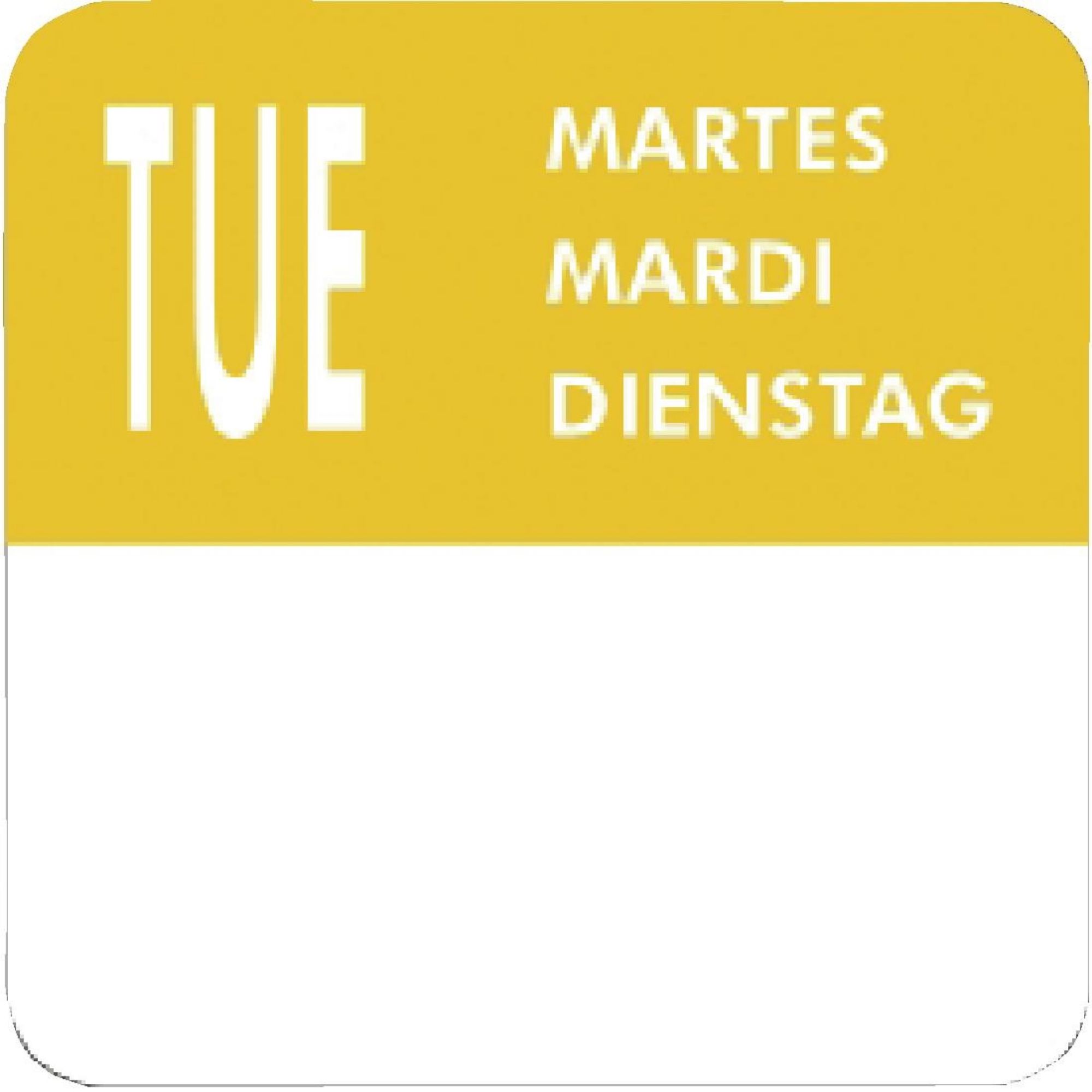 Picture of Vogue Removable Day of the Week Labels (7000 Pack)