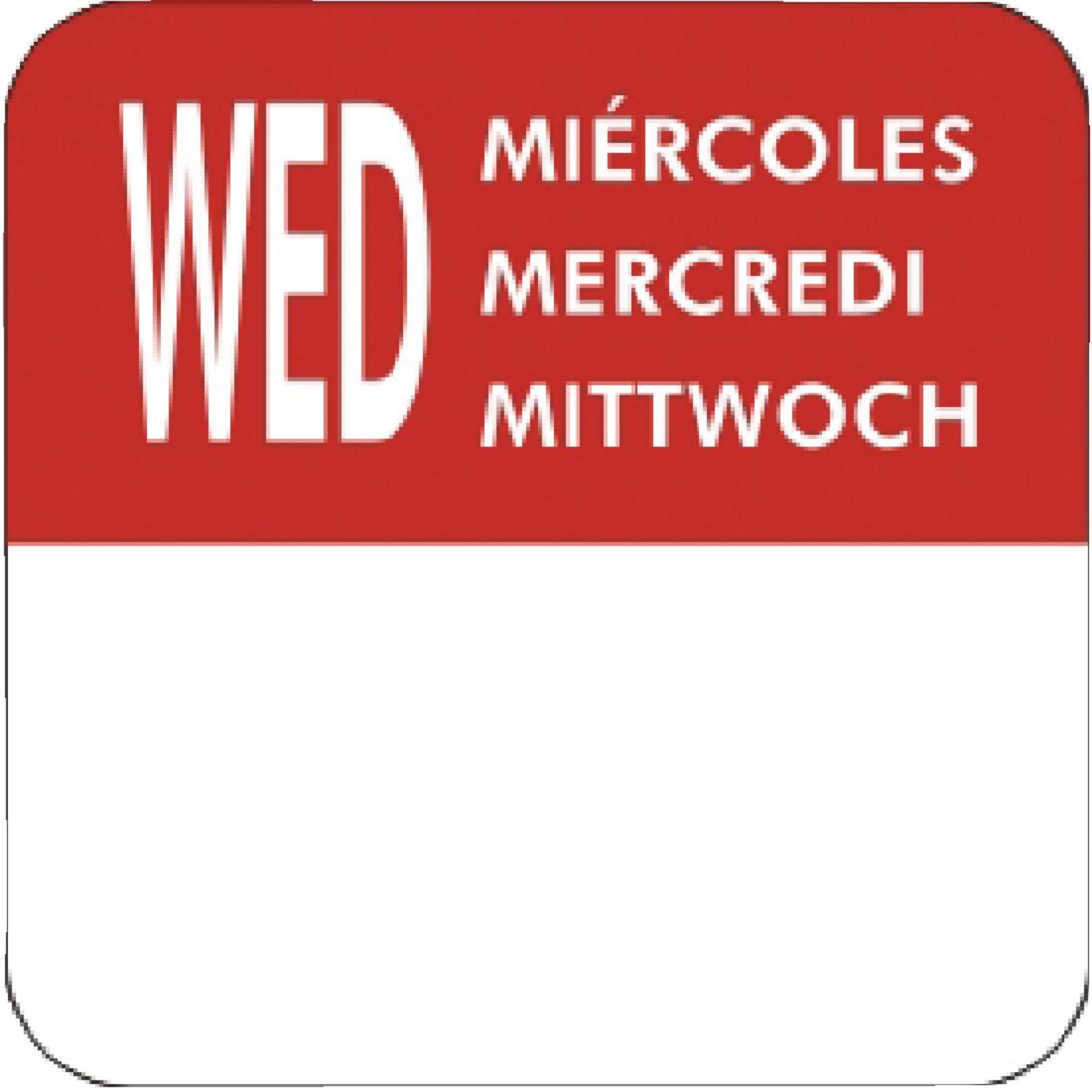 Picture of Vogue Removable Day of the Week Labels (7000 Pack)