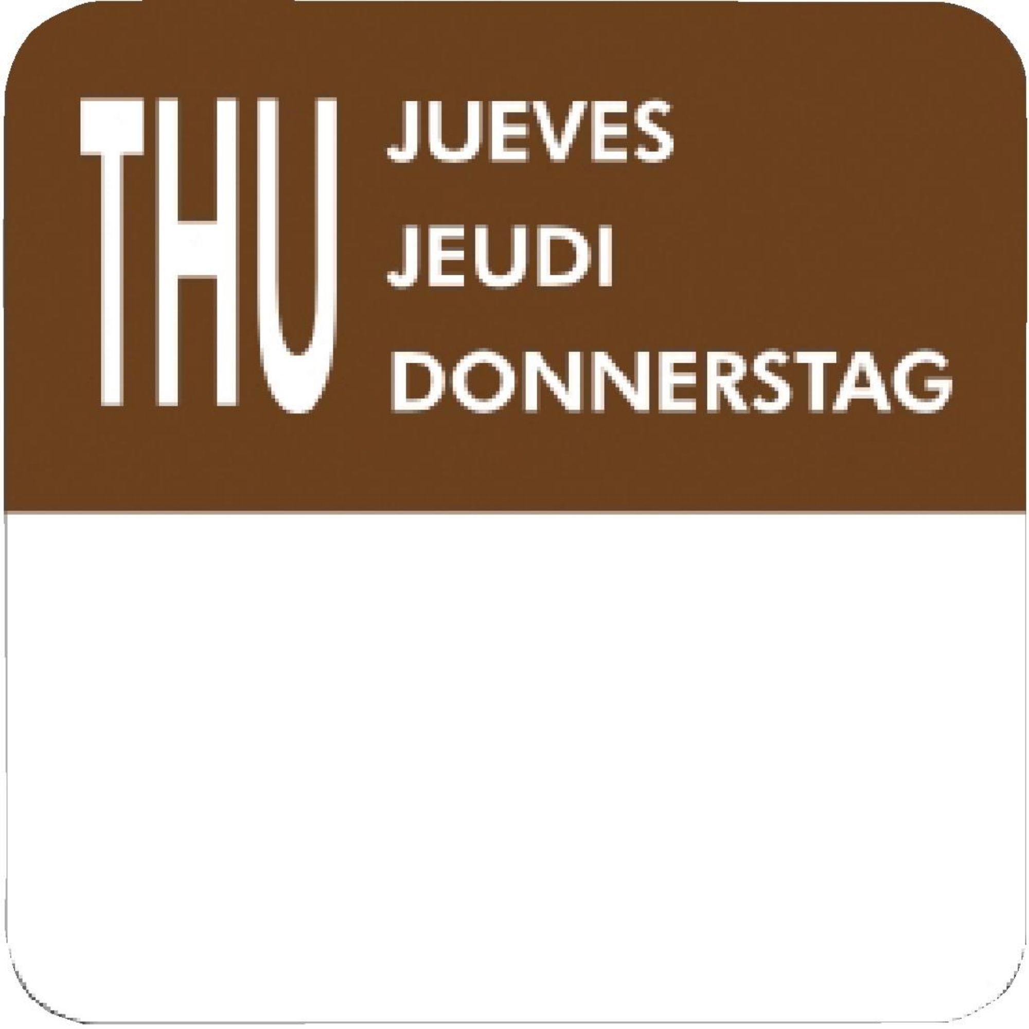 Picture of Vogue Removable Day of the Week Labels (7000 Pack)