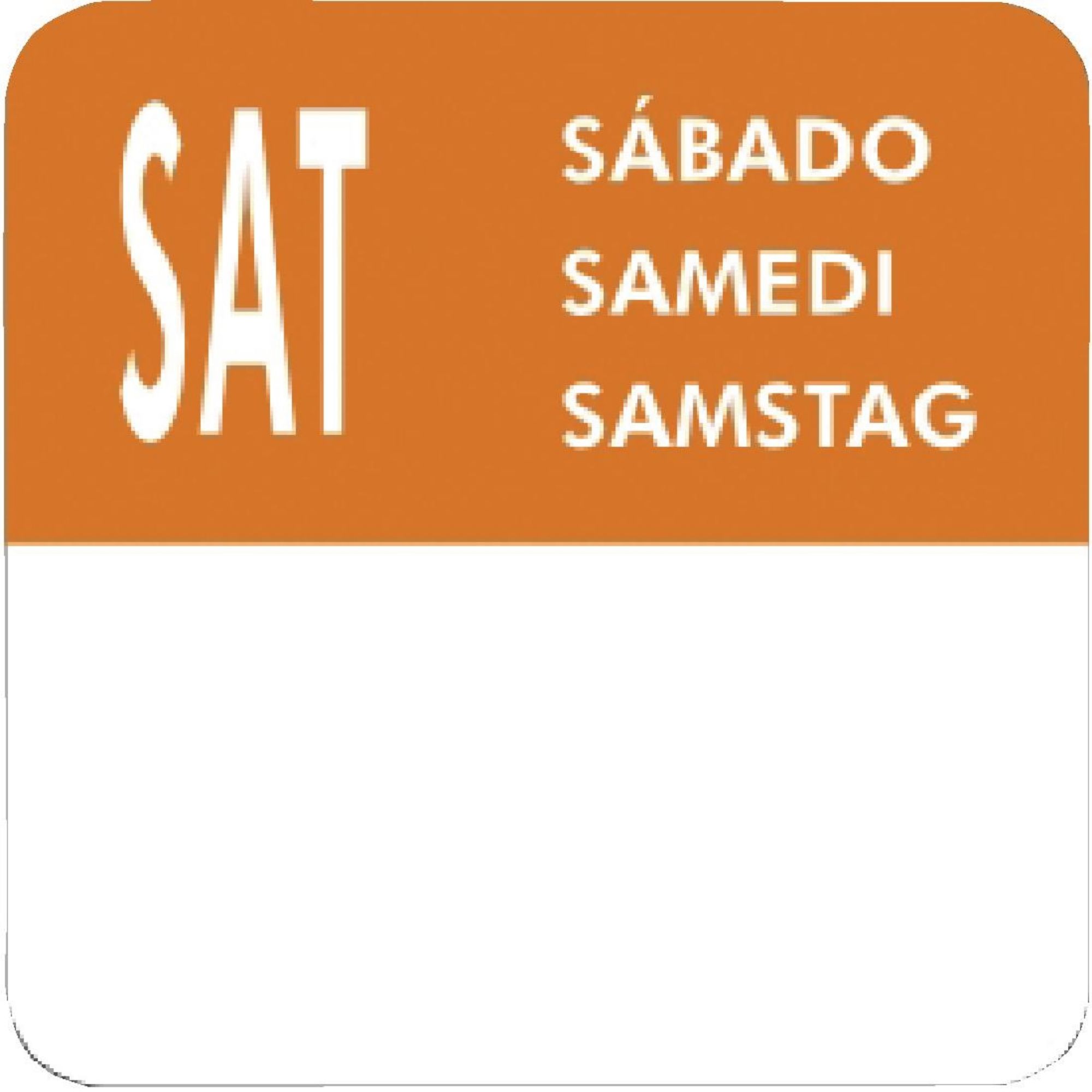 Picture of Vogue Removable Day of the Week Labels (7000 Pack)