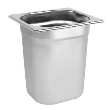 Picture of Vogue Stainless Steel 1/6 Gastronorm Tray 200mm