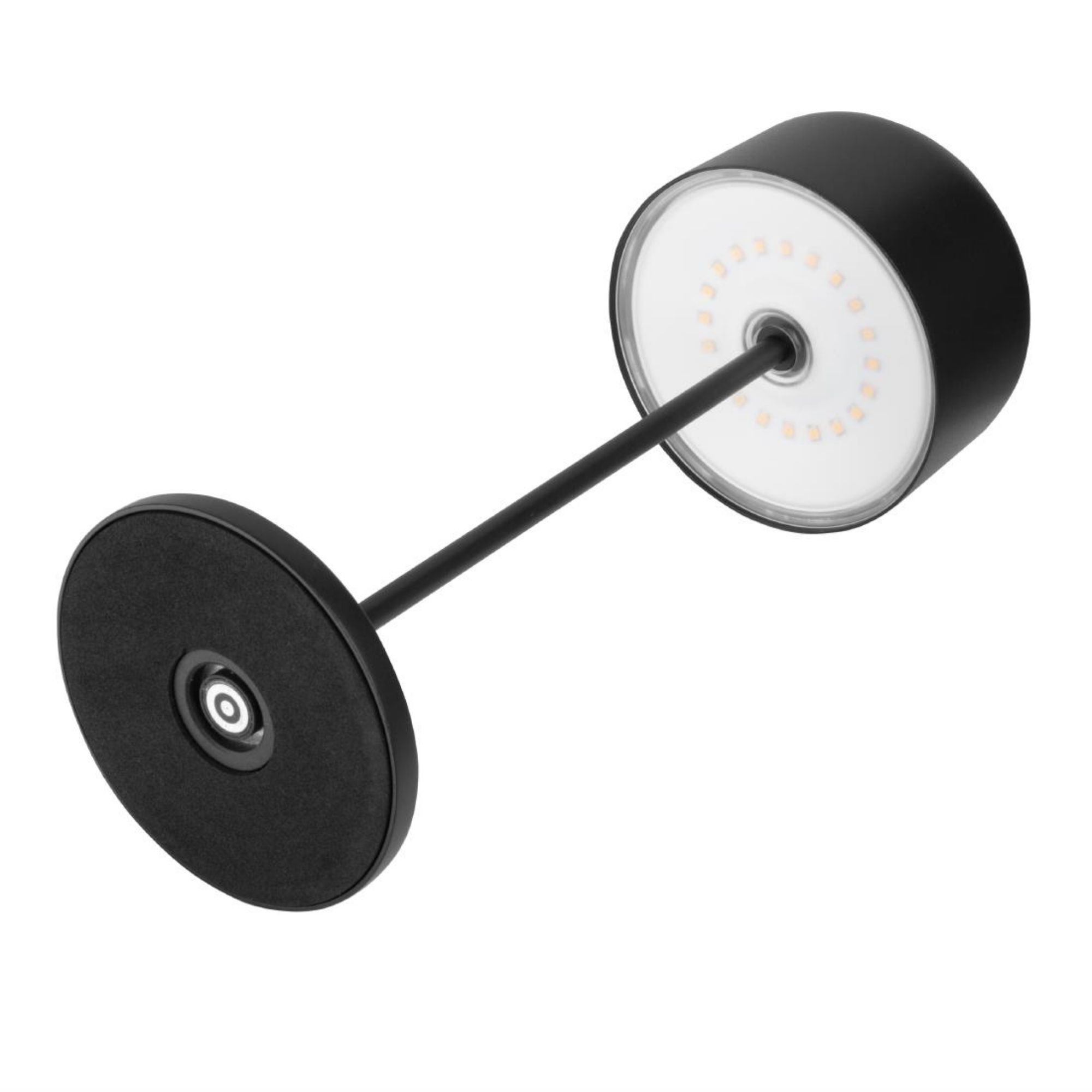 Picture of Olympia Siena Table Lamp Round Dome Black 300mm