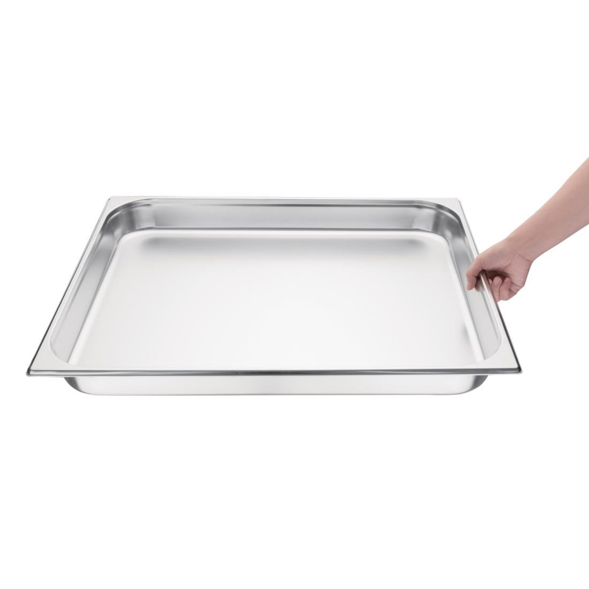 Picture of Vogue Stainless Steel 2/1 Gastronorm Tray 65mm