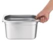Picture of Vogue Stainless Steel 1/4 Gastronorm Tray 150mm - K820