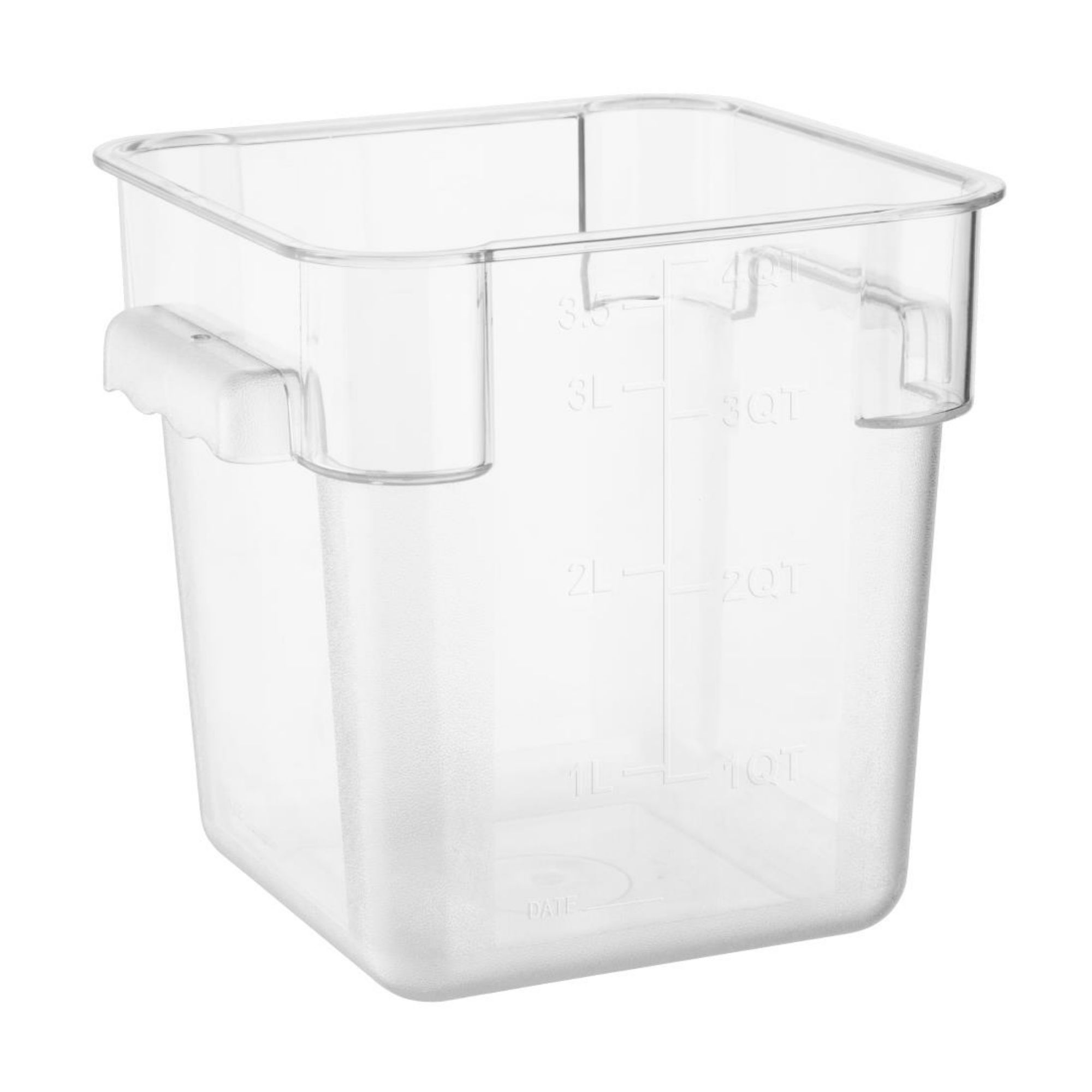 Picture of Hygiplas Polycarbonate Square Storage Container 3.5Ltr - HY401