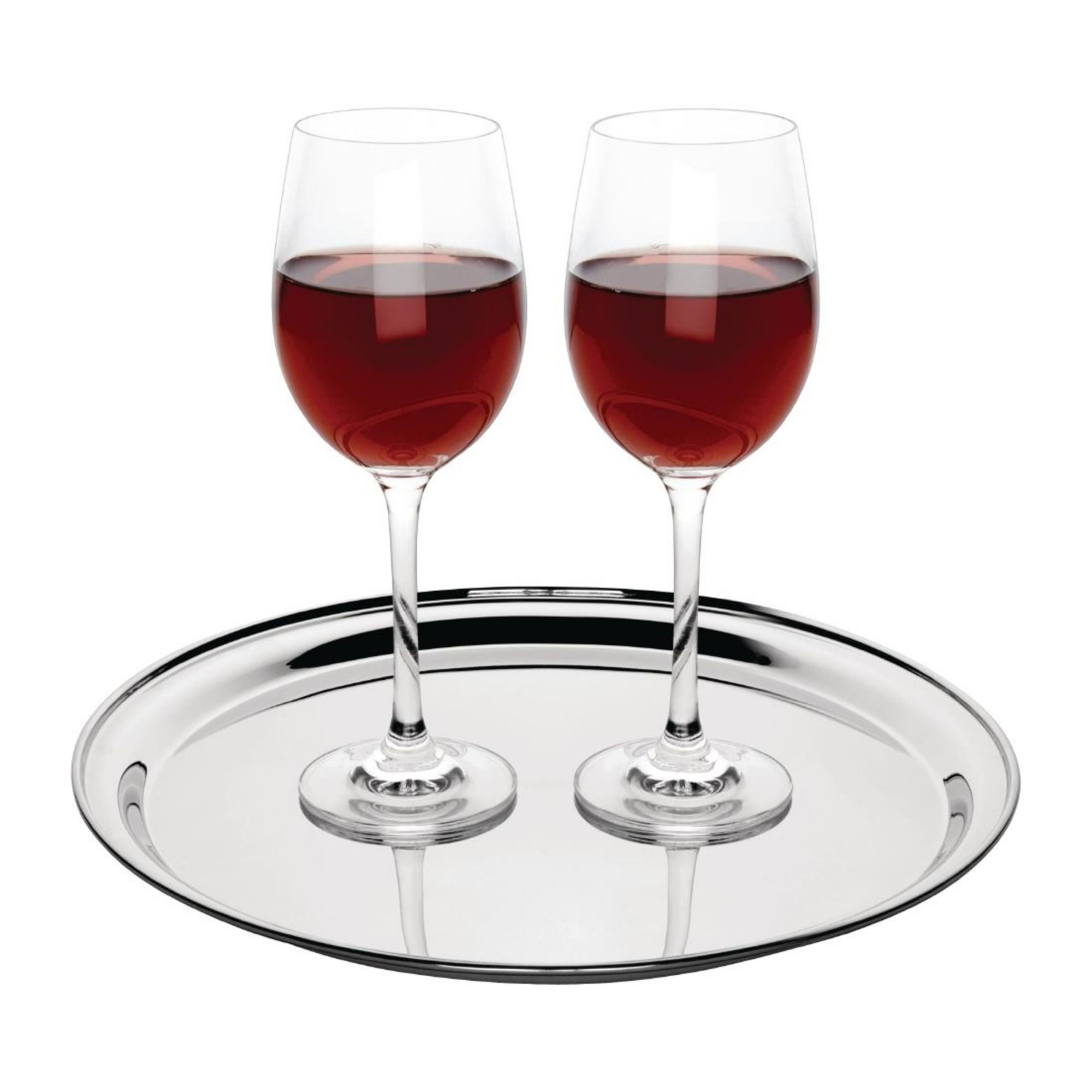 Picture of Olympia Stainless Steel Round Service Tray 305mm