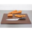 Picture of Hygiplas High Density Brown Chopping Board 450x300x12mm - J004