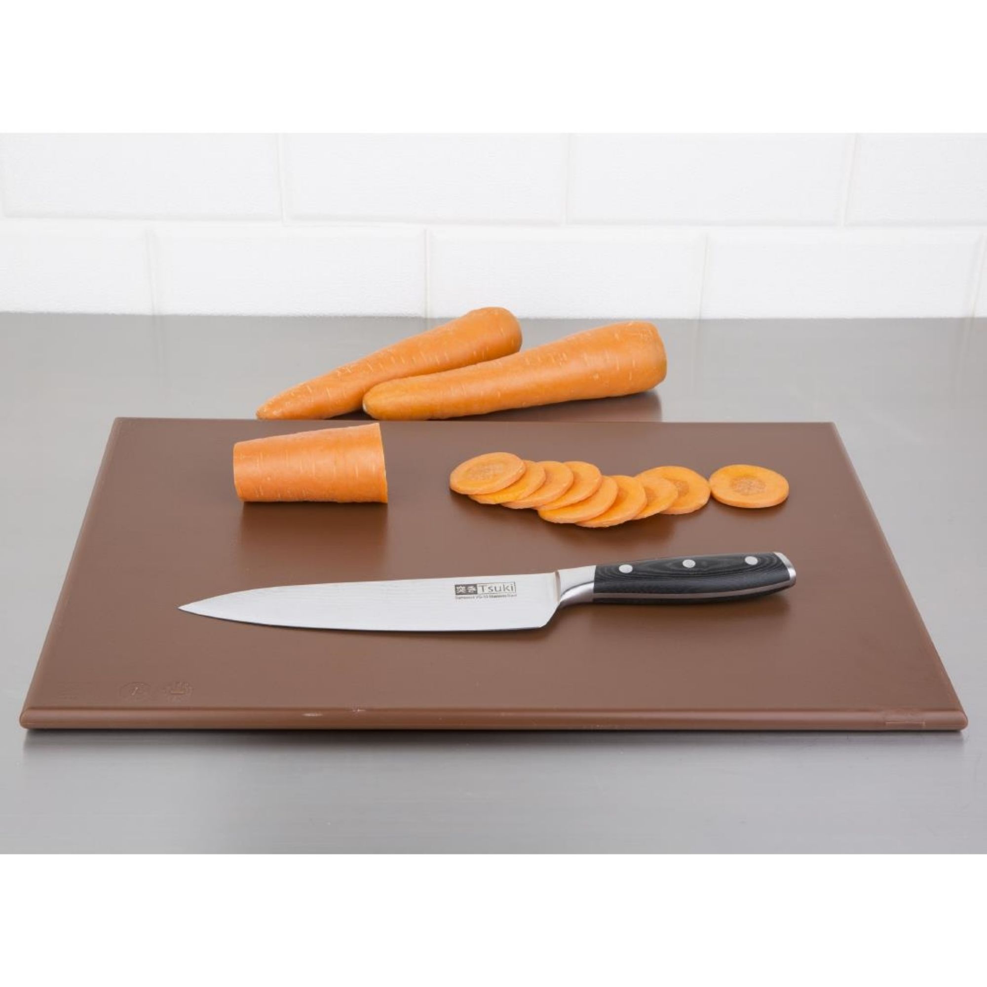 Picture of Hygiplas High Density Brown Chopping Board 450x300x12mm