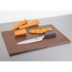 Picture of Hygiplas High Density Brown Chopping Board 450x300x12mm - J004