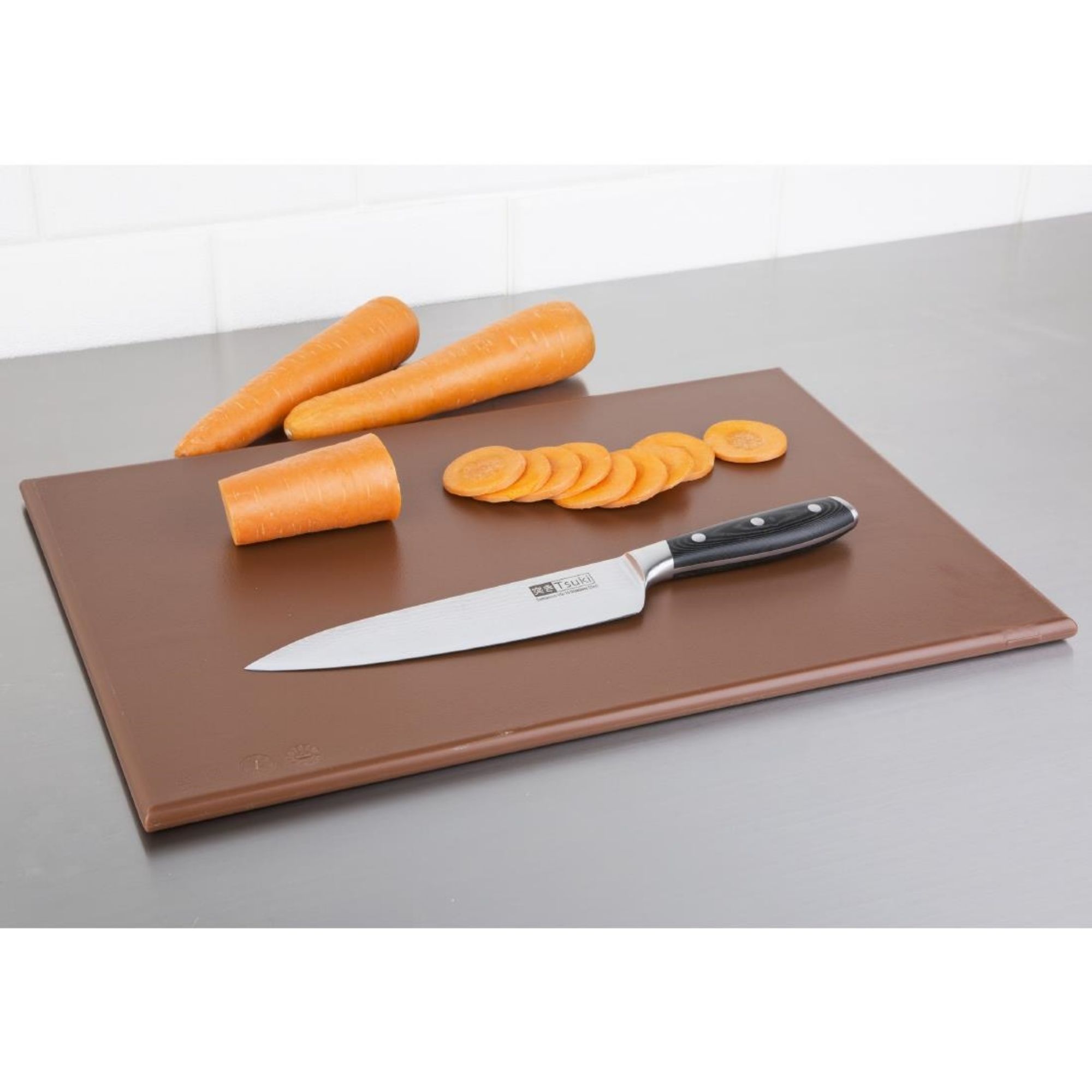 Picture of Hygiplas High Density Brown Chopping Board 450x300x12mm